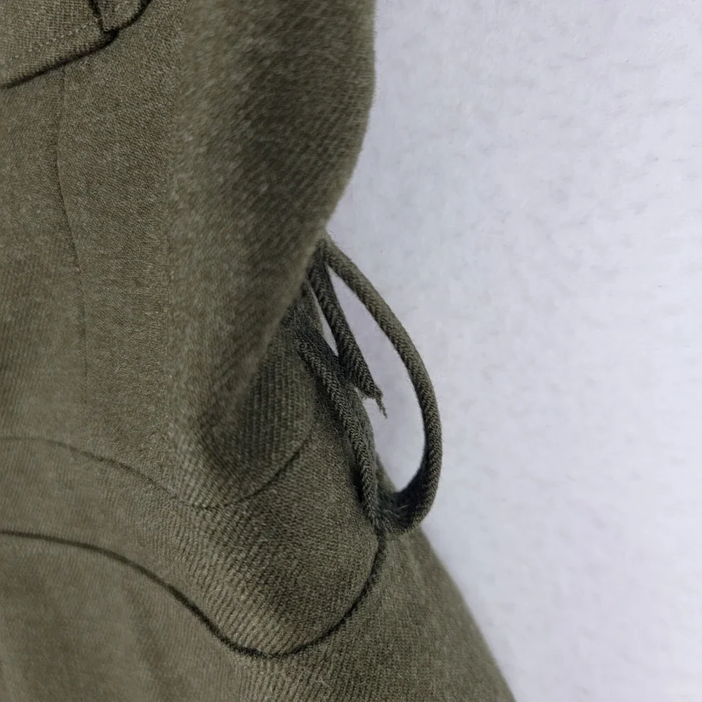 Vtg Marine Corps USMC Military Dress Coat Mens 35R Green Pockets Wool Button